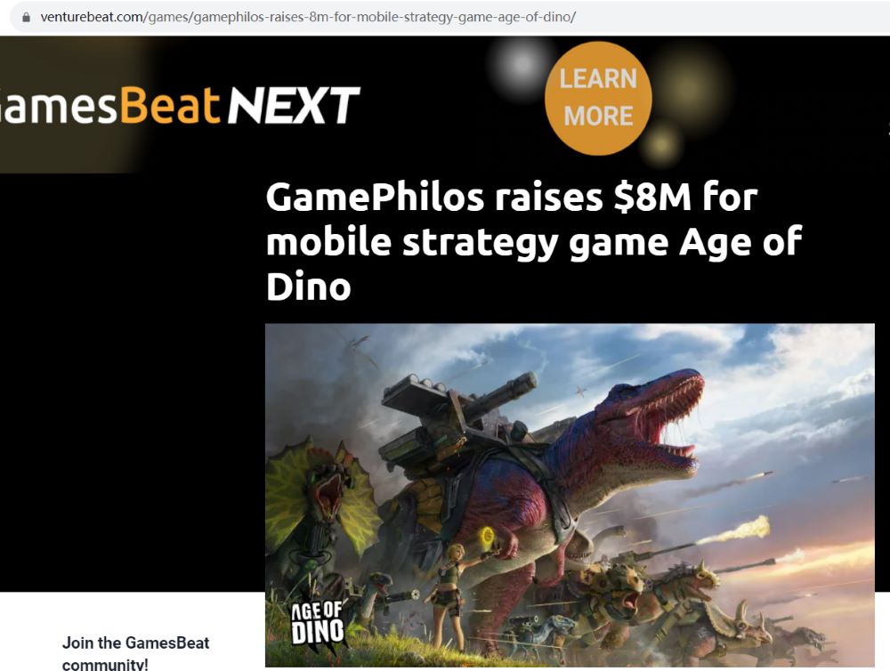 Web3游戏工作室GamePhilos完成800万美元种子轮融资