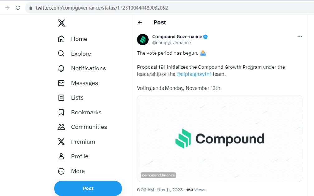 Compound新提案：拟拨款7770枚COMP支持增长计划和添加rETH为抵押品