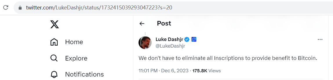 Luke Dashjr :我们不必消除所有铭文才能为比特币带来好处