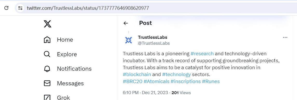 Trustless Labs推出1000万美元的比特币生态系统第一阶段基金