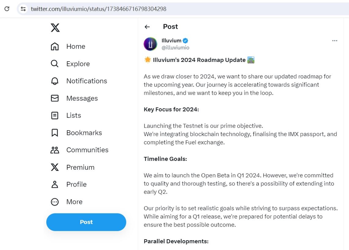 链游Illuvium更新2024年路线图