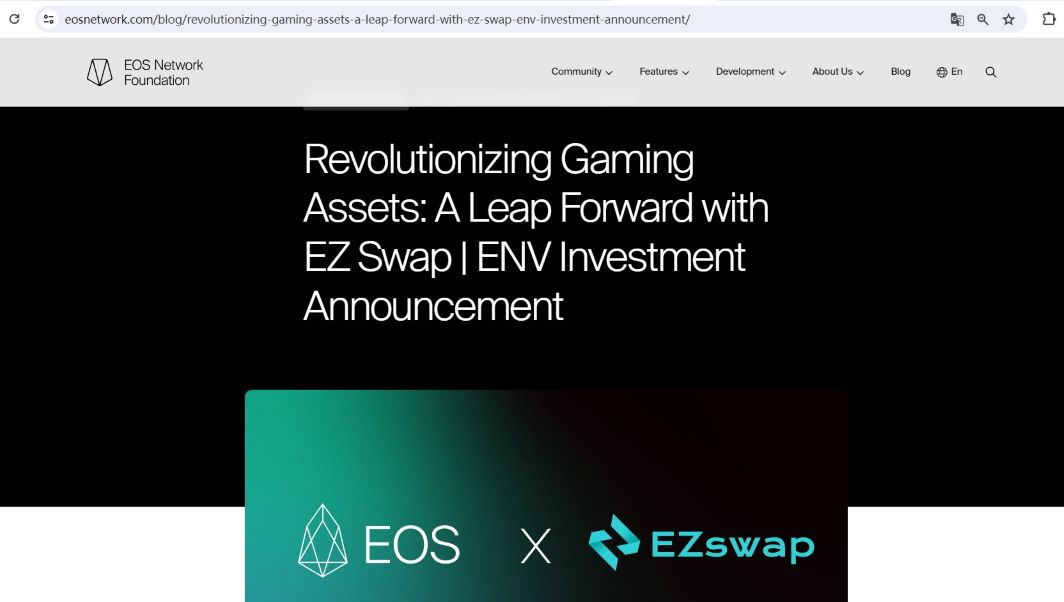 NFT交易及铭文平台EZSwap完成100万美元第二轮融资